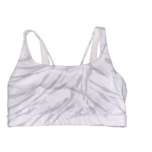 Athleta White Zebra Sports Bra